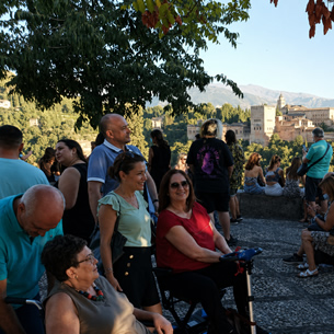 Turismo accesible en el mirador de San Nicolás